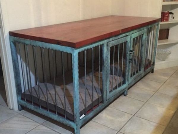 DIY Large Dog Crate
 Top 40 Dog Crate Ideas In 2020