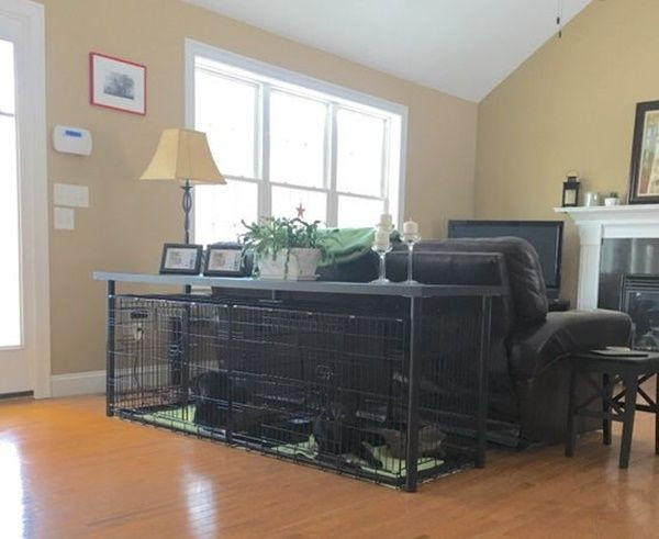 DIY Large Dog Crate
 Top 40 Dog Crate Ideas