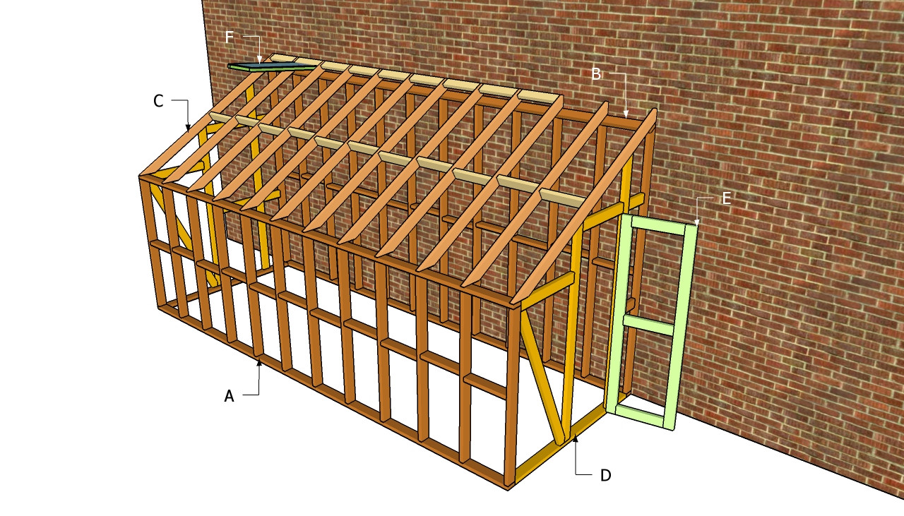 DIY Lean To Shed Plans
 Lean to greenhouse plans