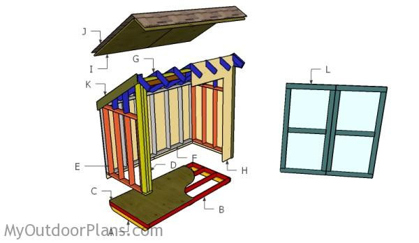 DIY Lean To Shed Plans
 Lean to Storage Shed Plans MyOutdoorPlans