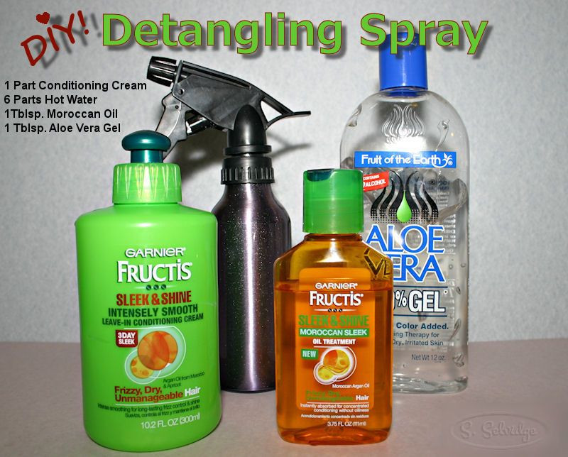 DIY Leave In Conditioner For Fine Hair
 DIY Hair Detangling Spray