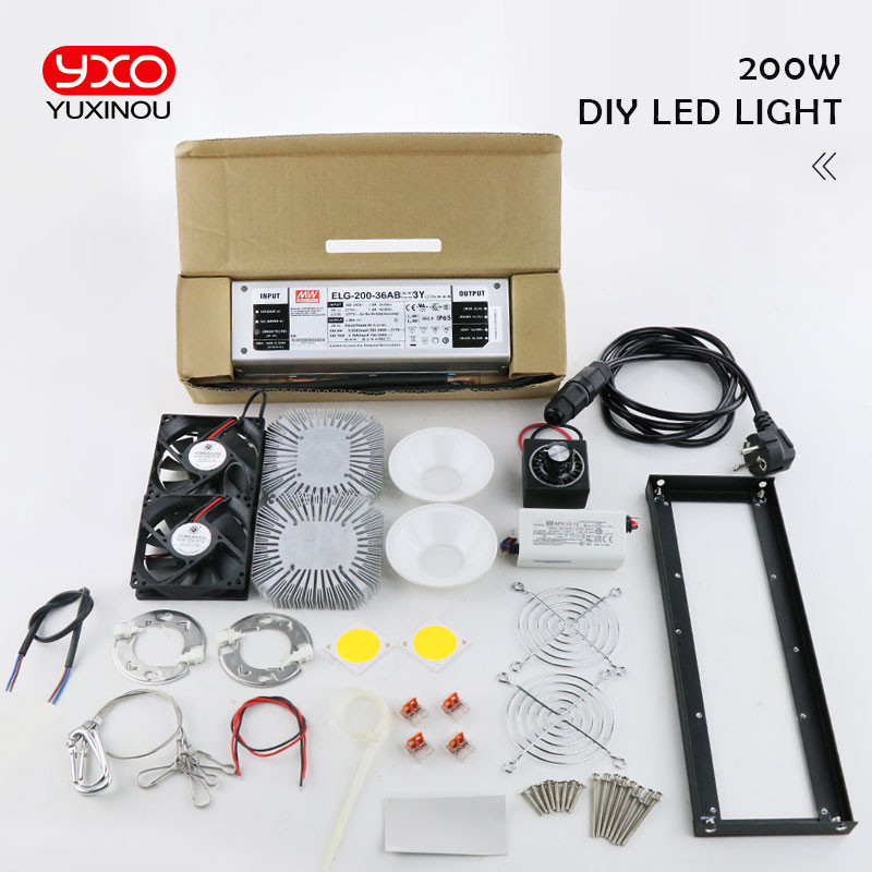 DIY Led Lamp Kit
 New arrival CREE CXB3590 diy led grow lamp kit 200W 300W