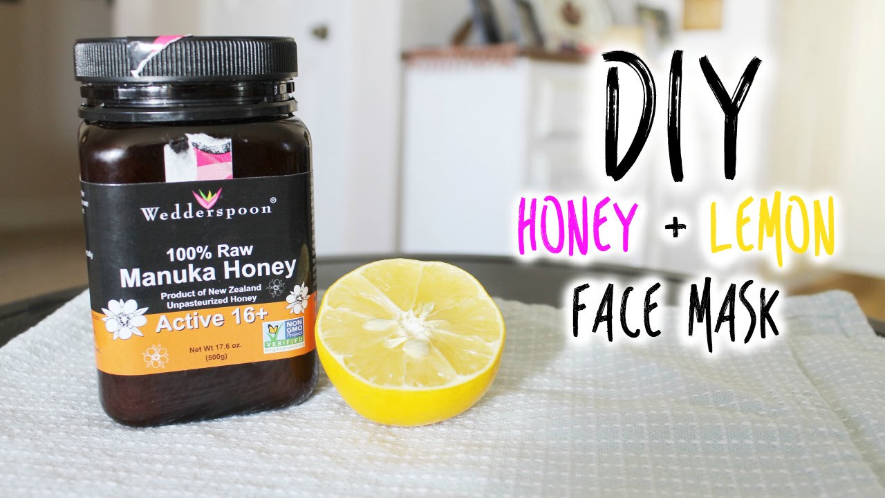 DIY Lemon Face Mask
 DIY Honey Lemon Face Mask