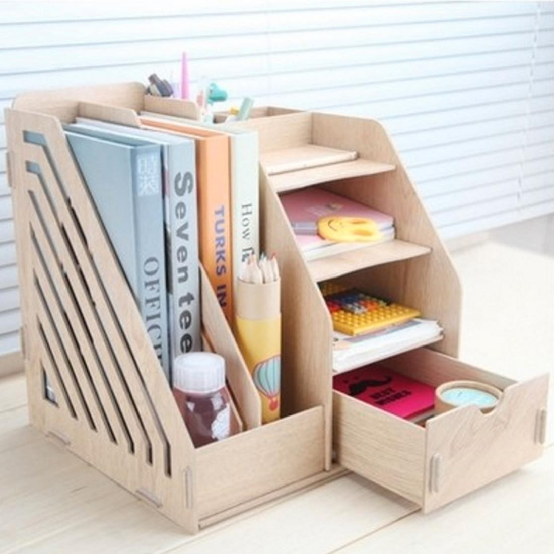 DIY Letter Organizer
 DIY fice Desk File Letter Mail Organizer Storage Drawer Box