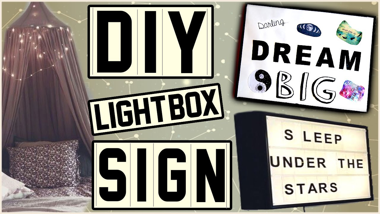 DIY Light Box Sign
 DIY Light Box Sign