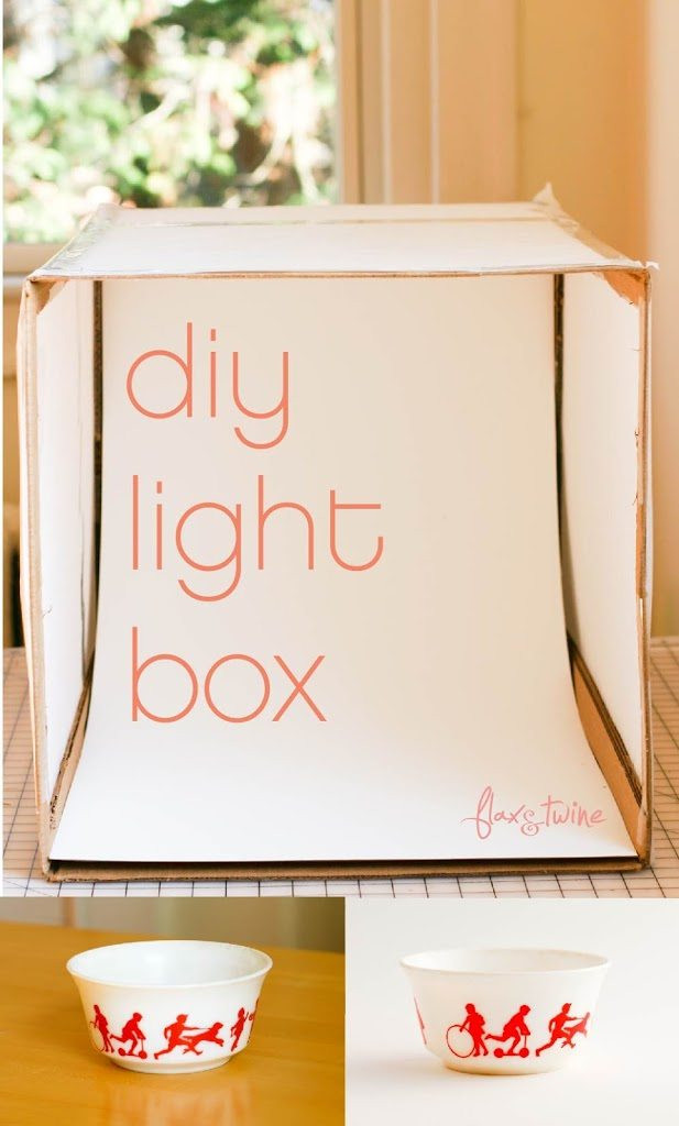 DIY Light Boxes For Photography
 DIY Light Box a finish fifty project Flax & Twine