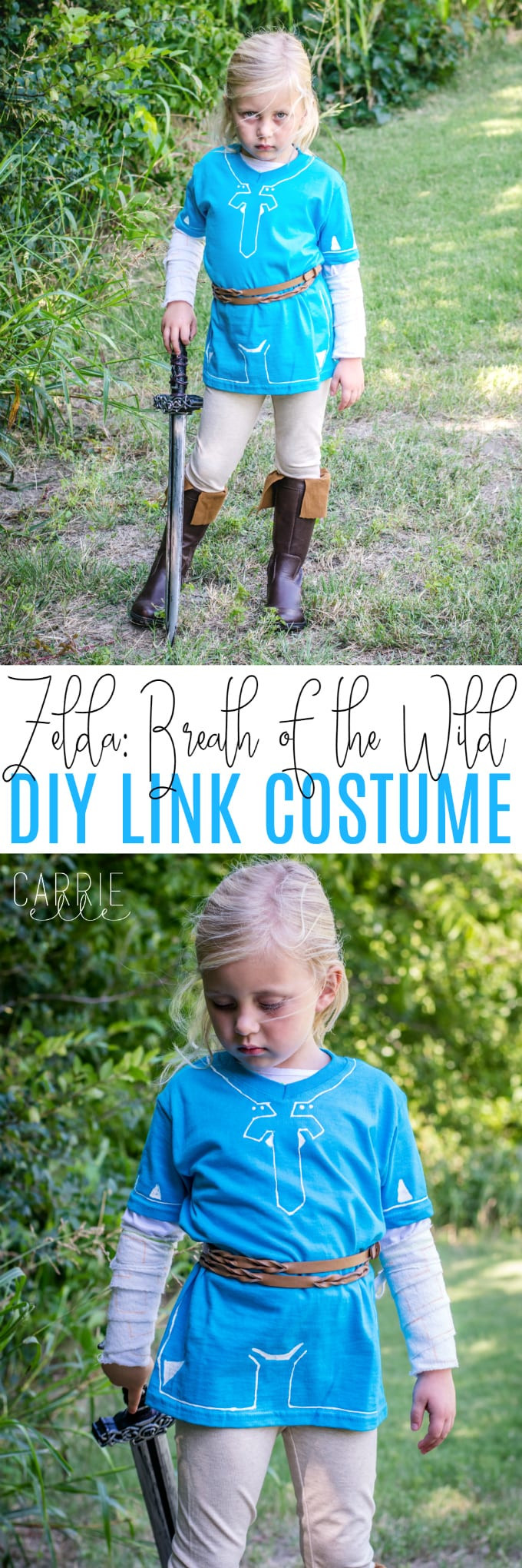 DIY Link Costume
 DIY Link Costume Breath of the Wild Carrie Elle