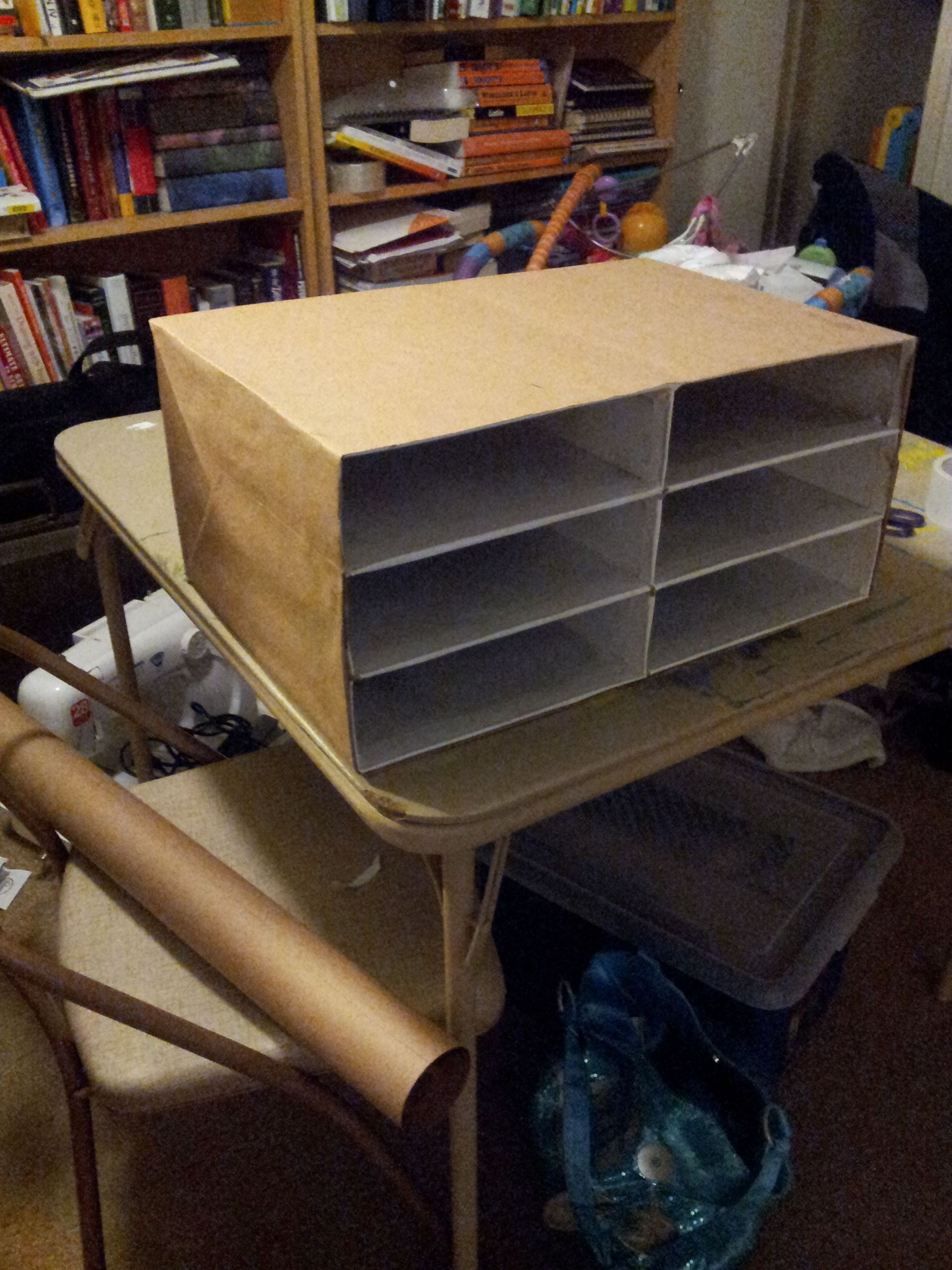 DIY Literature Organizer
 DIY Cereal Box to Literature Sorter or Paper Tray