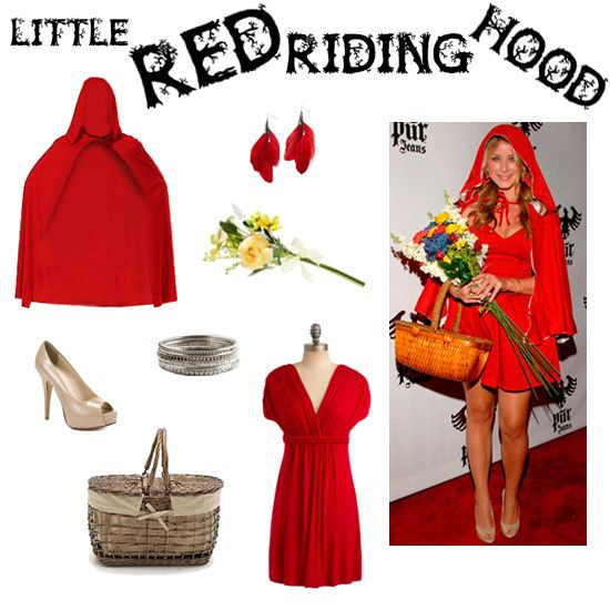 DIY Little Red Riding Hood Costume For Adults
 Halloween Costume DIY little red riding hood