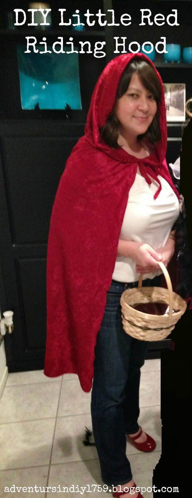 DIY Little Red Riding Hood Costume For Adults
 Adventures in DIY DIY Little Red Riding Hood Costume