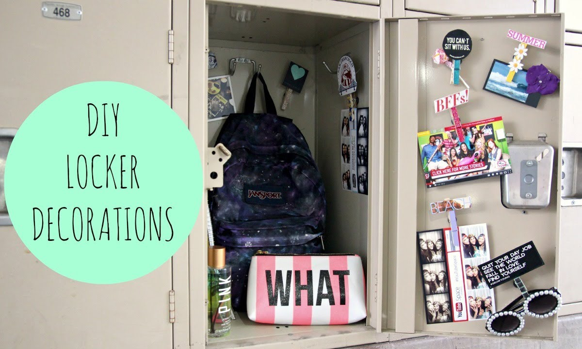 DIY Locker Decoration Ideas
 DIY Locker Decorations For Back To School