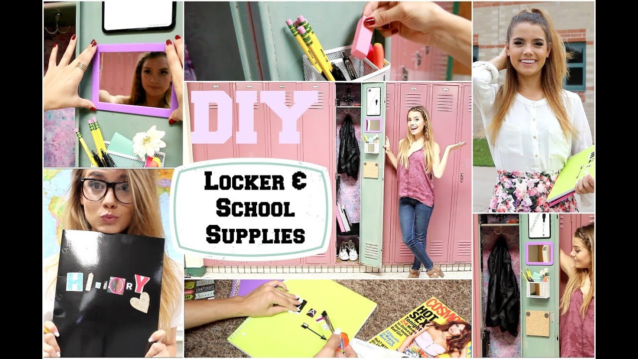 DIY Locker Organization Ideas
 Back To School DIY Locker Organization & School Supplies
