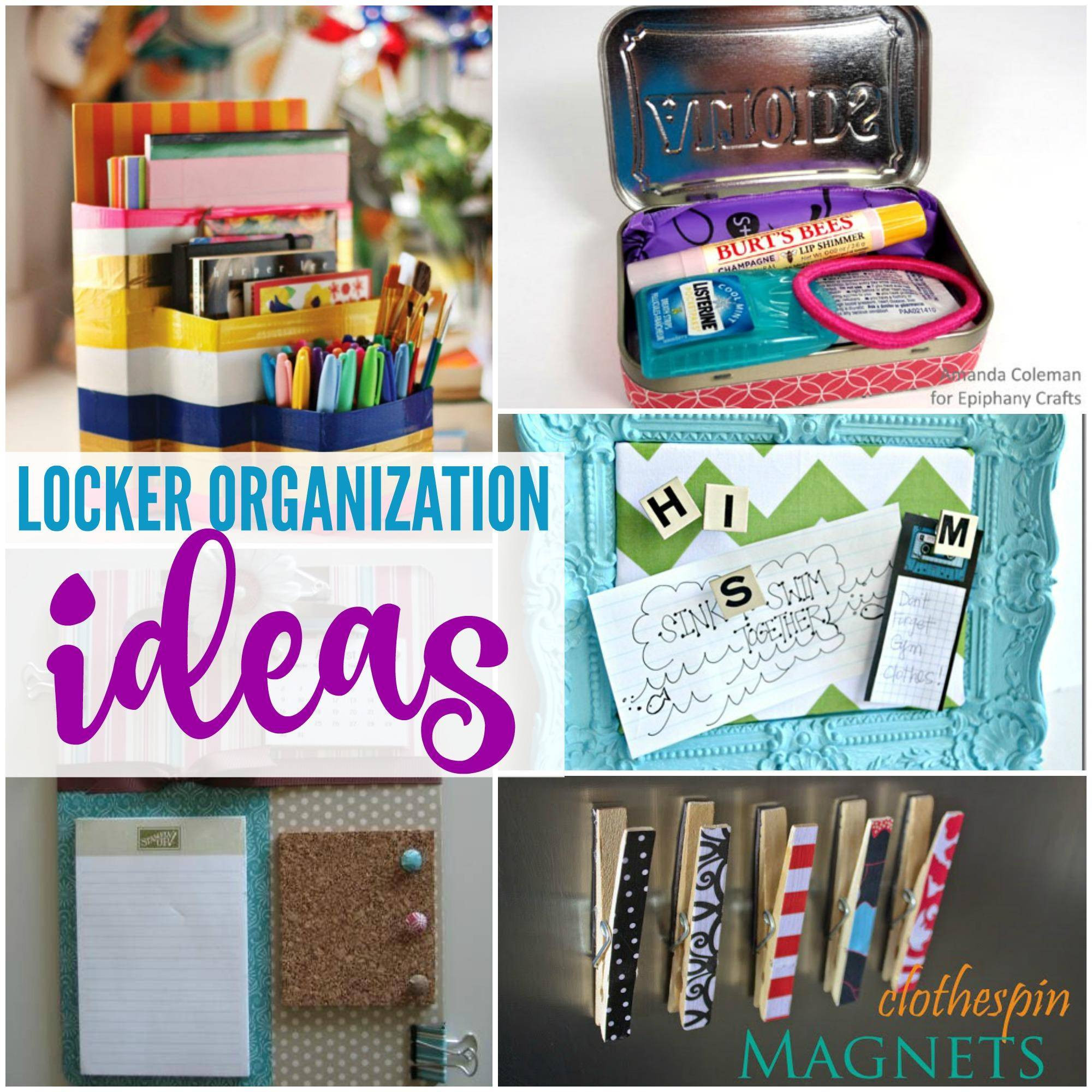 DIY Locker Organization Ideas
 Back to School Locker Organization Ideas