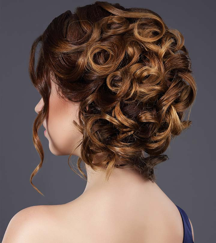 DIY Long Hair Updo
 20 Incredibly Stunning DIY Updos For Curly Hair