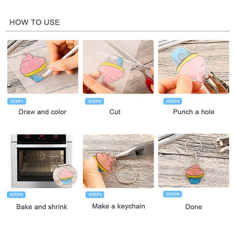 DIY Lovesac Shrink Kit
 Handcraft DIY Hole Punch Heat Shrink Plastic Sheet Kit
