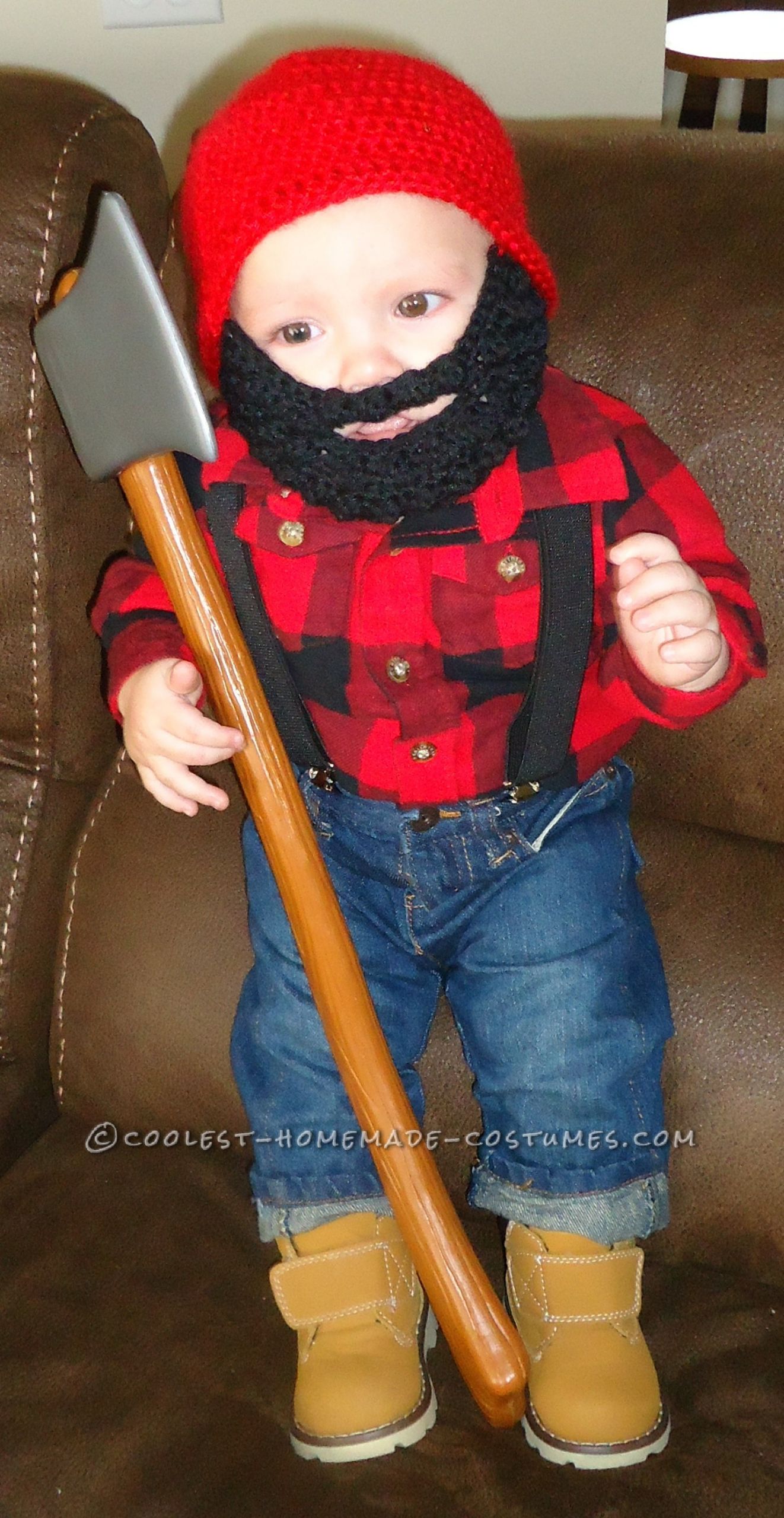 DIY Lumberjack Costume
 Little Lumberjack Baby Costume