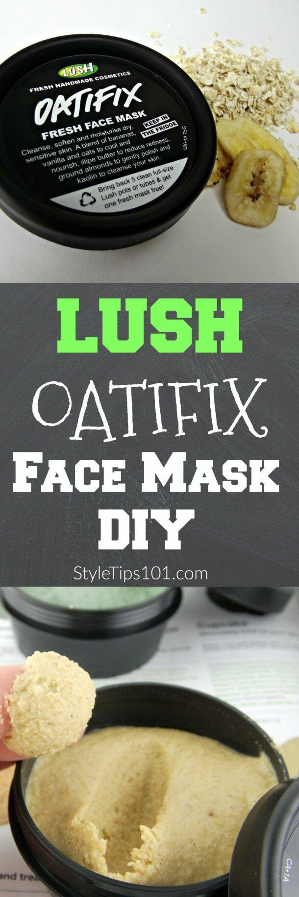 DIY Lush Face Mask
 DIY Lush Oatifix mask