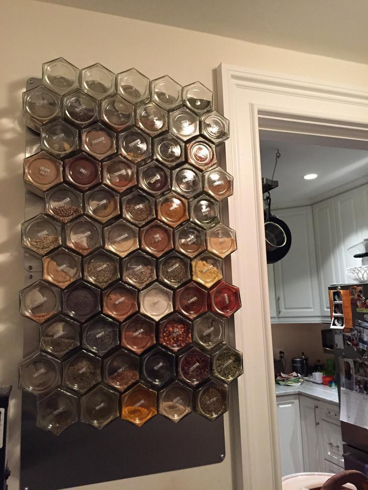 DIY Magnetic Spice Rack
 DIY Magnetic Spice Rack for Wall – 24 Empty Jars