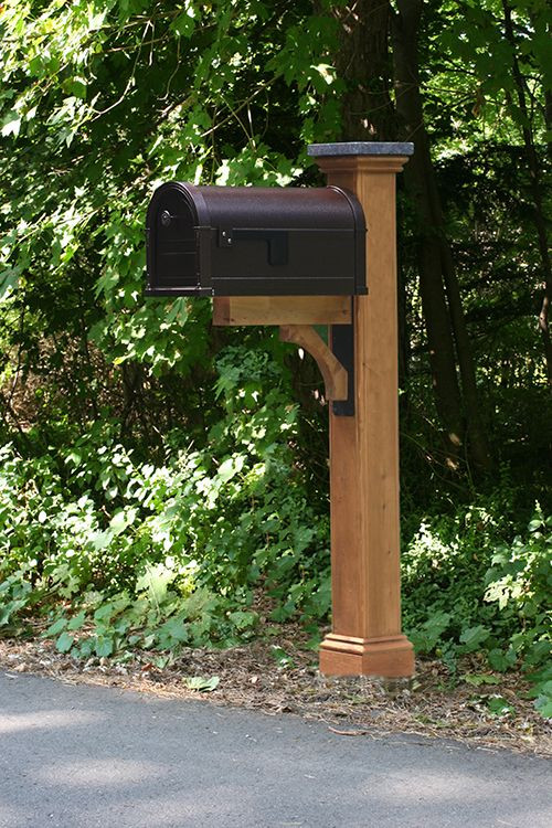 DIY Mailbox Post Ideas
 newberry cedar mailbox post sleeve