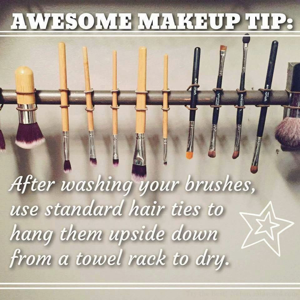 DIY Makeup Brush Drying Rack
 TIP Tuesday DIY Makeup Brush Drying Rack