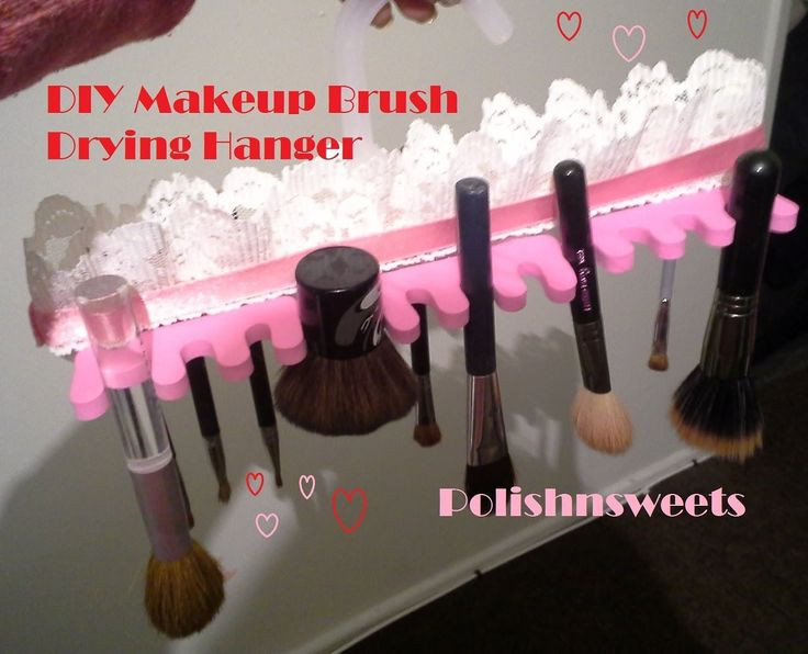 DIY Makeup Brush Drying Rack
 1000 images about Makeup Brush Drying on Pinterest