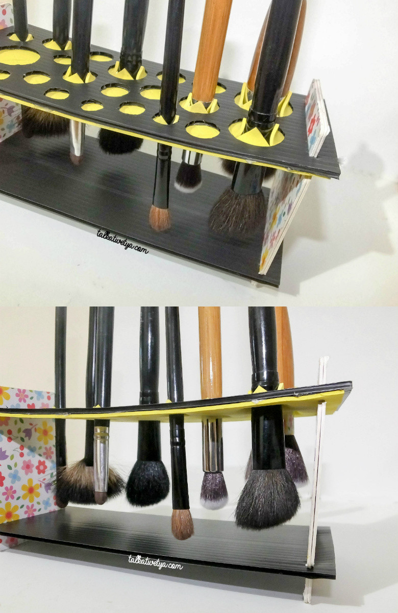 DIY Makeup Brush Drying Rack
 [DIY] Makeup Brush Drying Rack Keringkan brush makeup