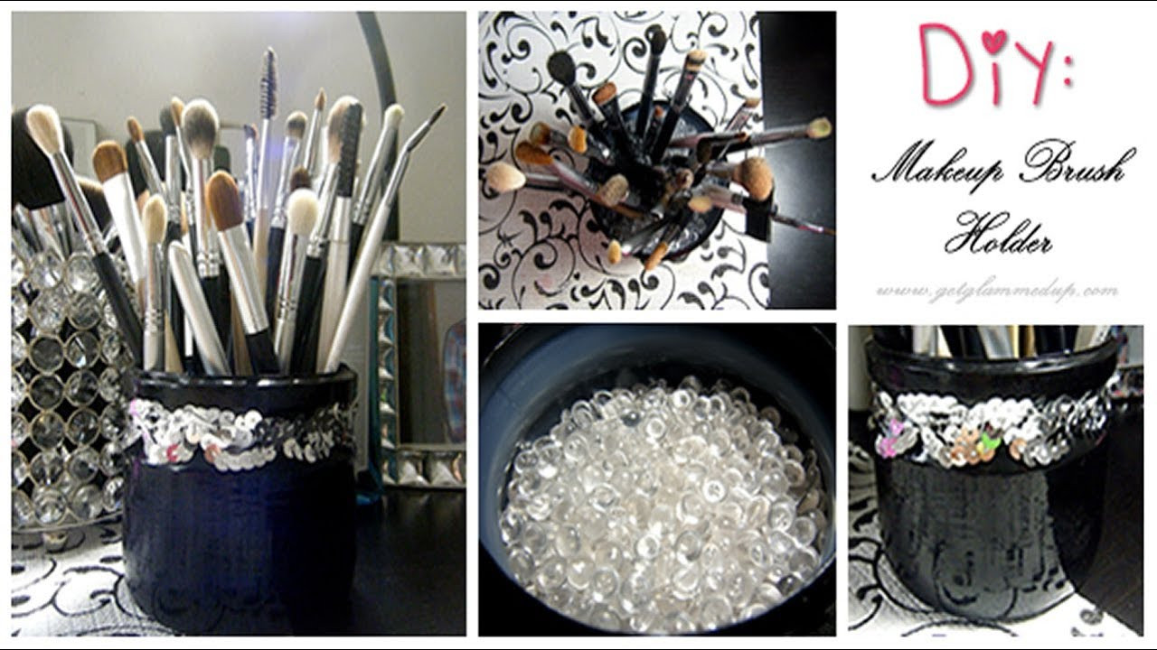 DIY Makeup Brush Organizer
 DIY Custom Makeup Brush Holder Easy & Cheap