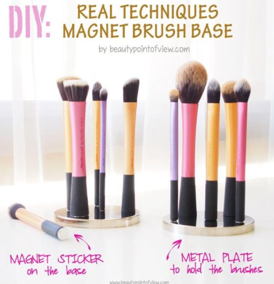 DIY Makeup Brush Organizer
 DIY Makeup Brush Holder – Nerd & Lace