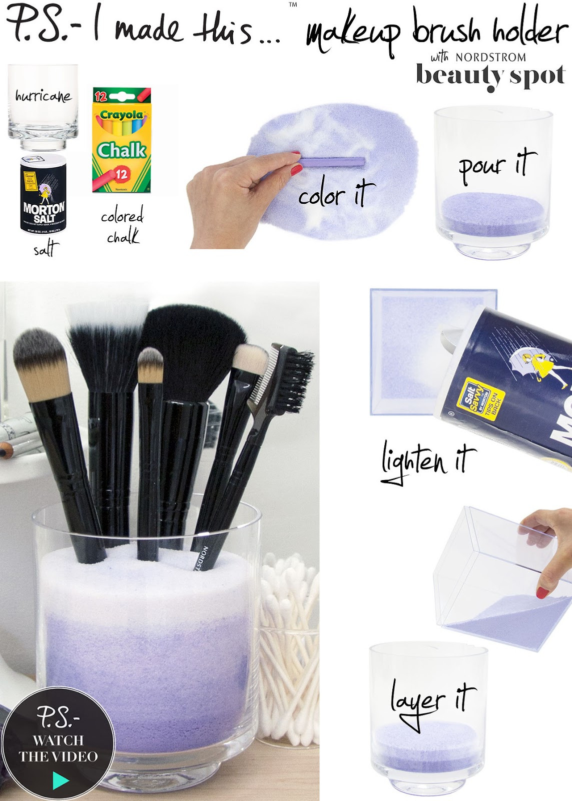 DIY Makeup Brush Organizer
 SOBBING ON FIFTH DIY Makeup Brush Holder