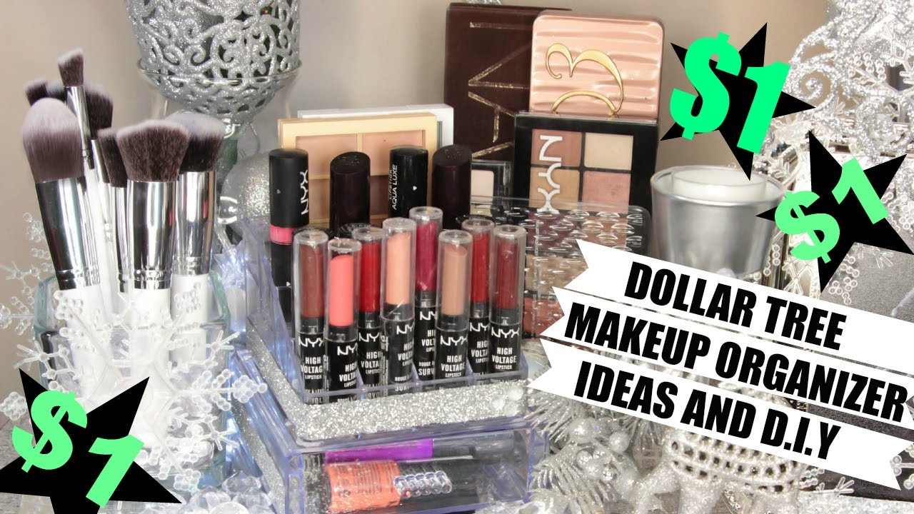 DIY Makeup Organizer Dollar Tree
 $1 Makeup Organizers Dollar Tree Ideas and D I Y