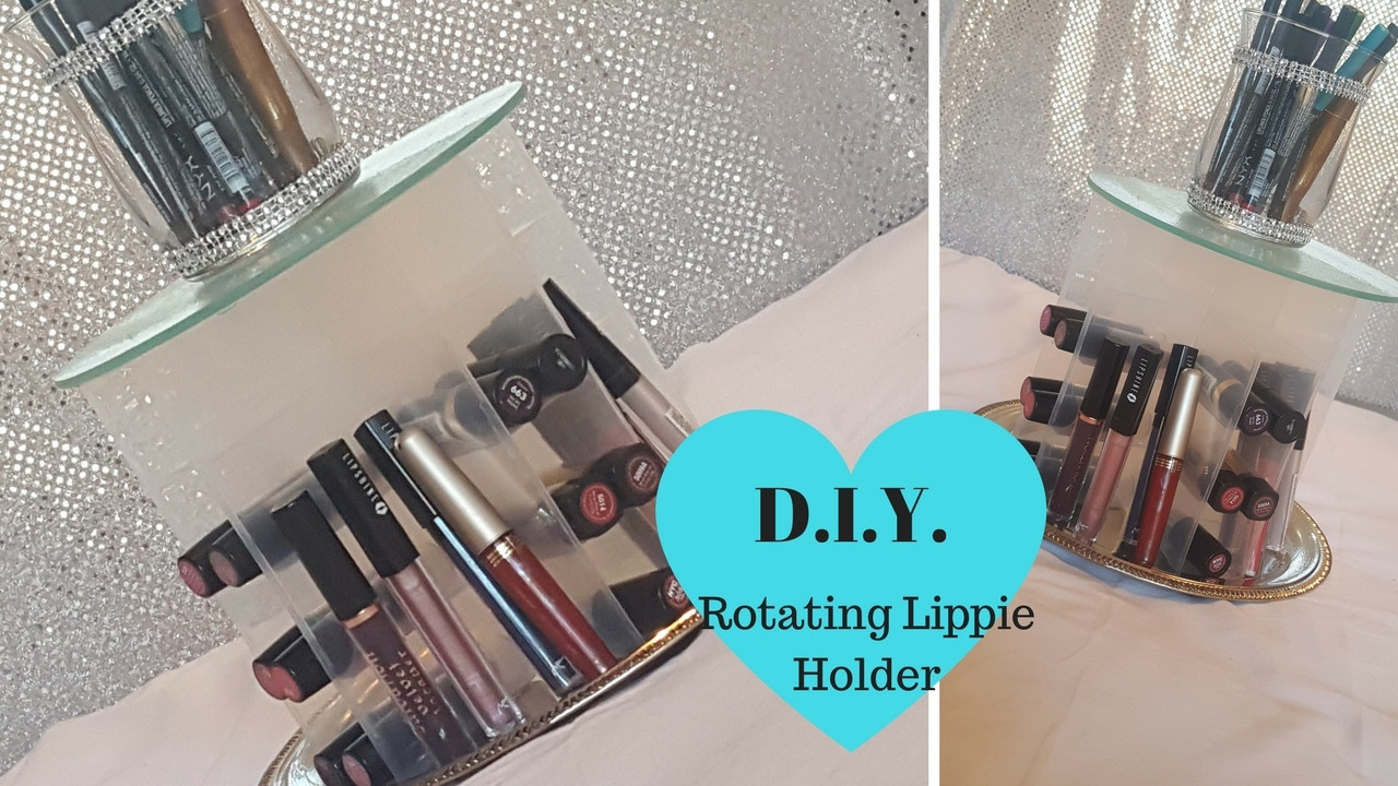 DIY Makeup Organizer Dollar Tree
 DIY Dollar Tree Rotating Lipstick Make Up Organizer