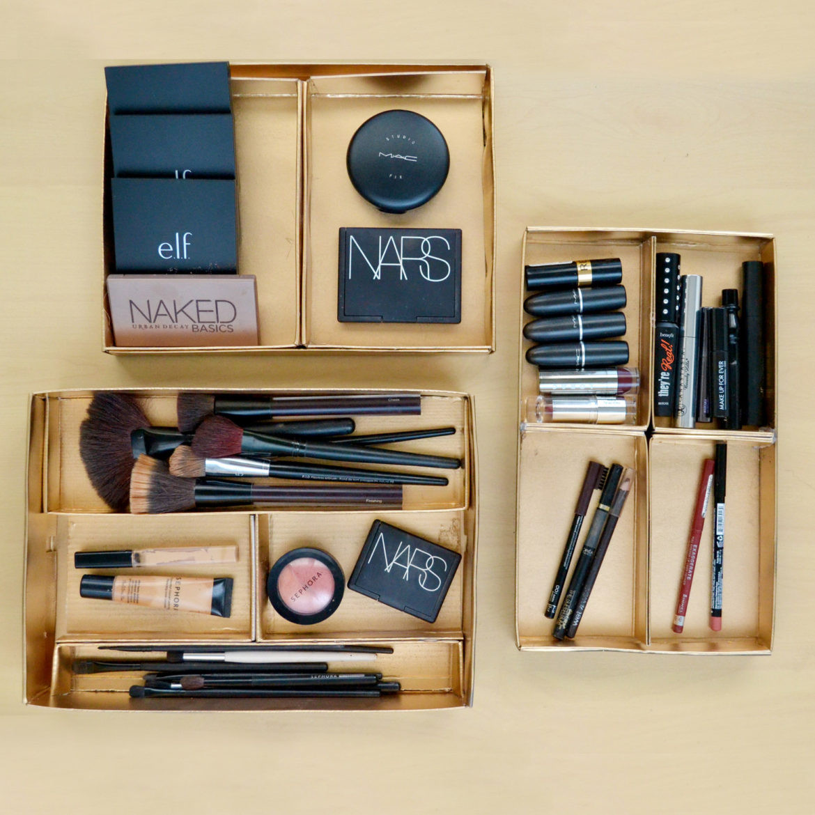 DIY Makeup Organizer Shoebox
 15 Easy and Adorable DIY Makeup Storage Ideas