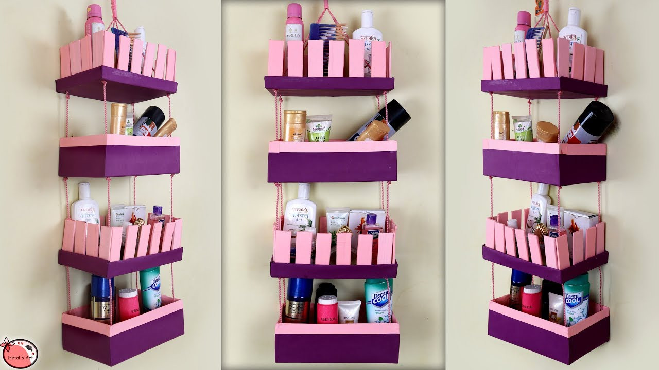 DIY Makeup Organizer Shoebox
 DIY Shoe Box Storage Best Out of Waste Shoe Box