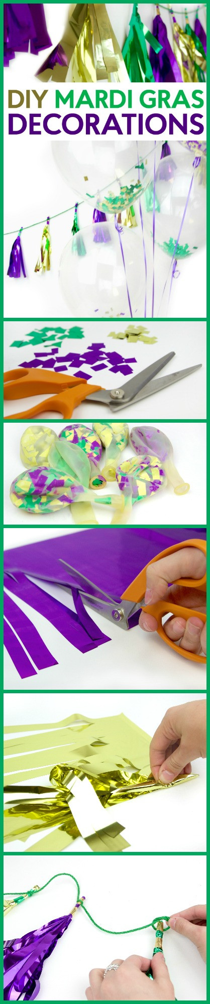 DIY Mardi Gras Decorations
 DIY Mardi Gras Decorations A Little Craft In Your DayA