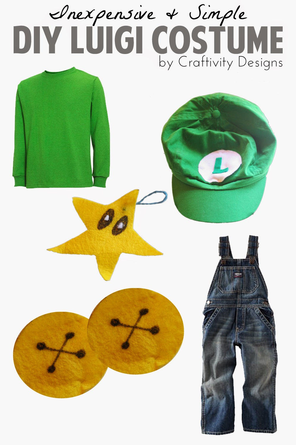 DIY Mario Costume
 DIY Luigi Costume Simple & Inexpensive – Craftivity