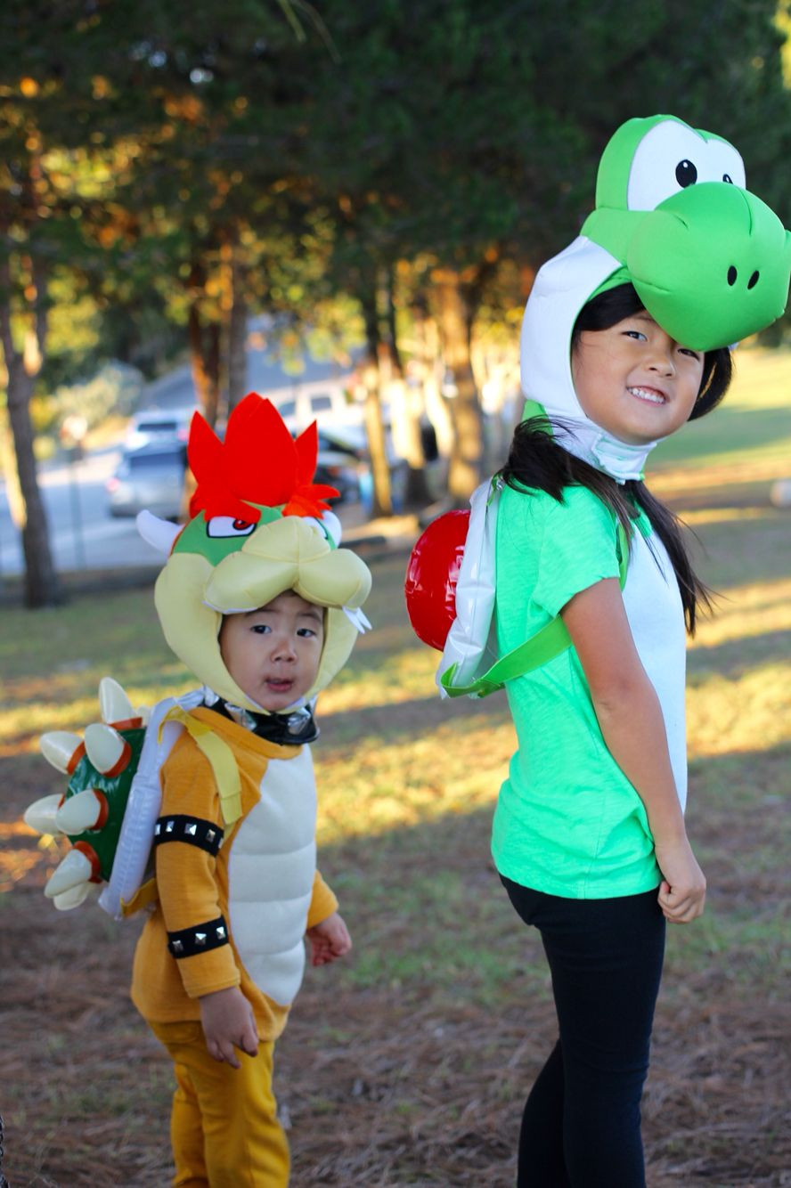 DIY Mario Costume
 Yoshi and Bowser costume diy