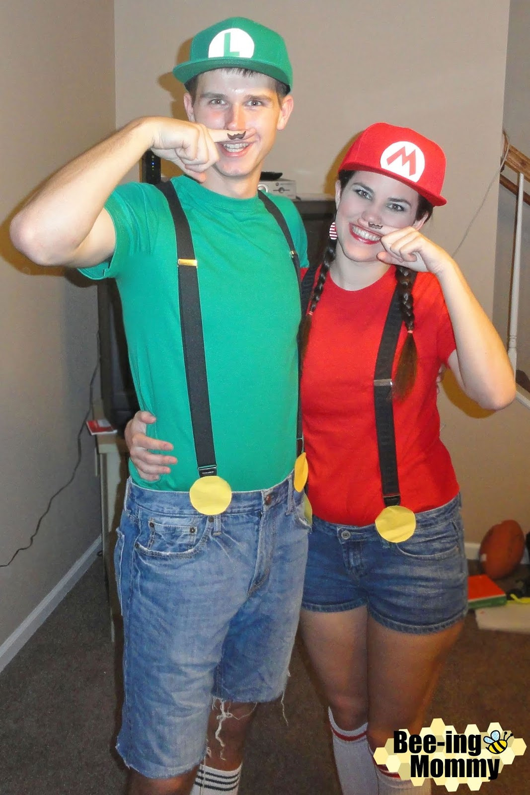 DIY Mario Costumes
 Mario and Luigi Costume