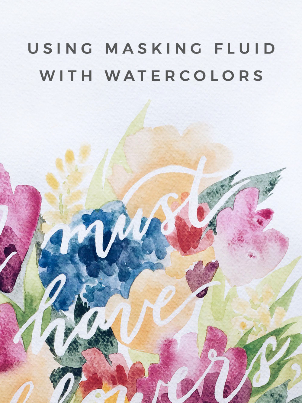 DIY Masking Fluid
 How To Make Homemade Masking Fluid For Watercolor Painting