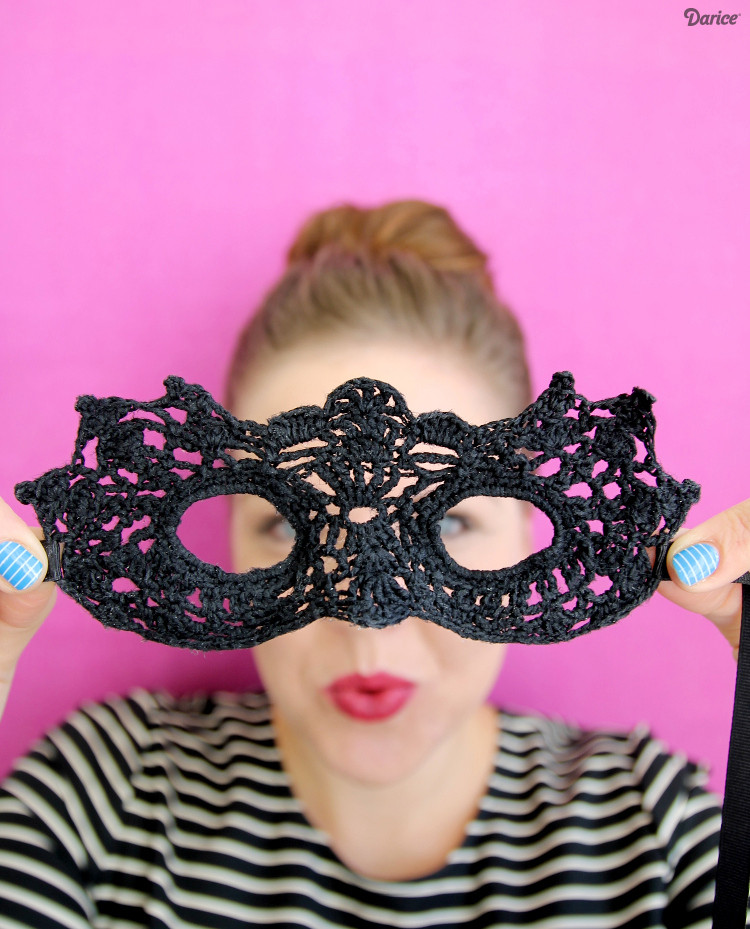 DIY Masquerade Mask
 DIY Masquerade Mask Crochet Pattern Darice