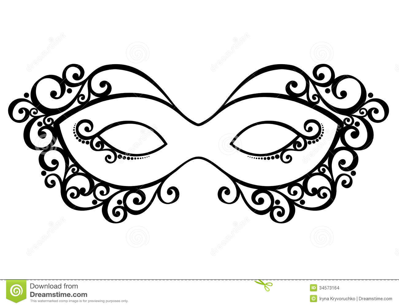 DIY Masquerade Mask Template
 Masquerade Mask Template