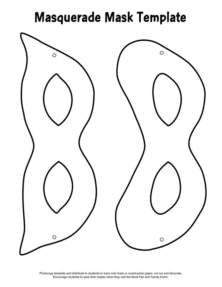 DIY Masquerade Mask Template
 Printable Mask Stencil Search Results