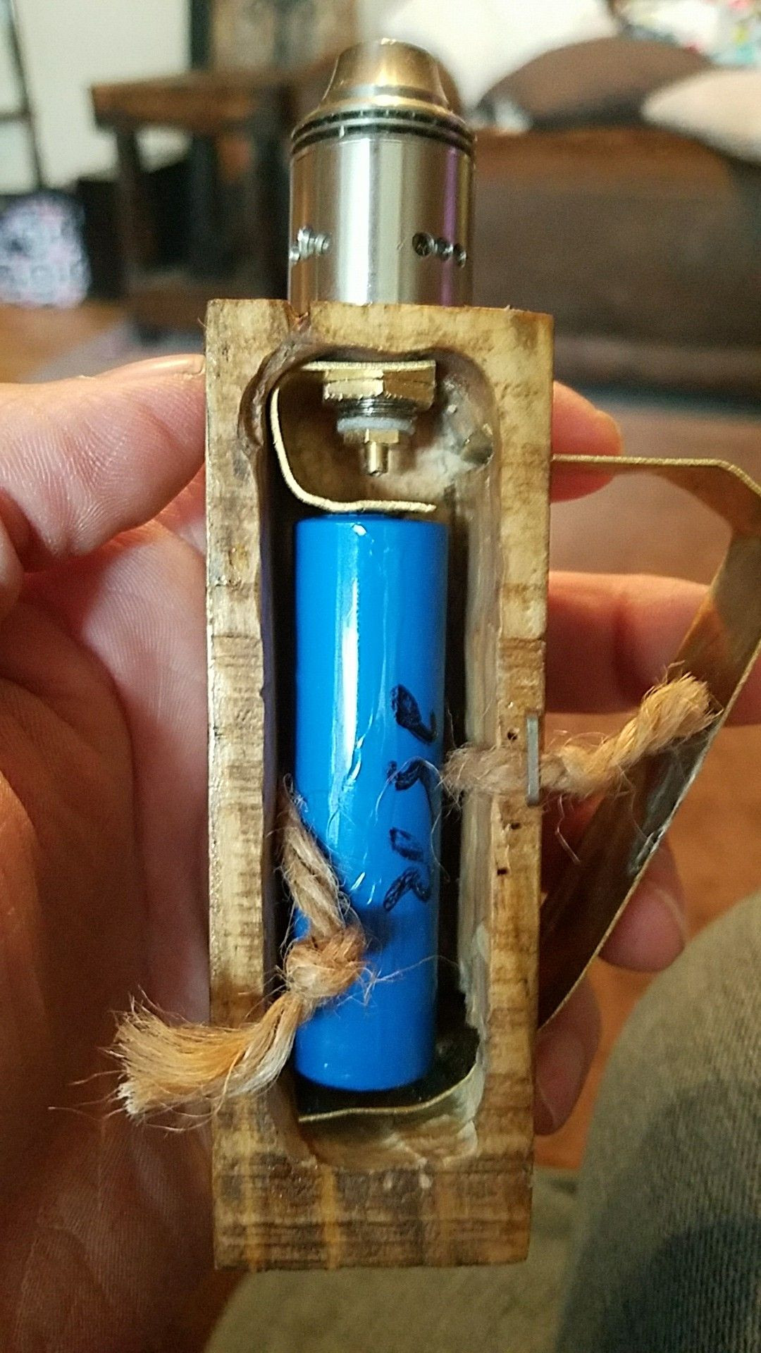 DIY Mechanical Box Mod
 The rough neck home made mech mod