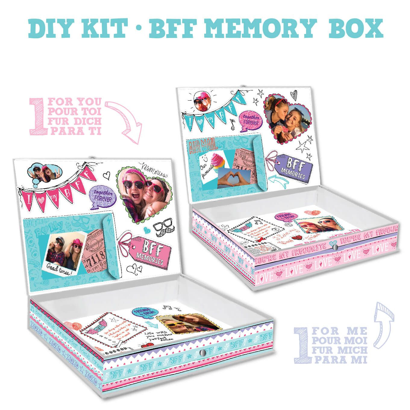 DIY Memory Boxes
 BmyBFF DIY Kits Memory Box
