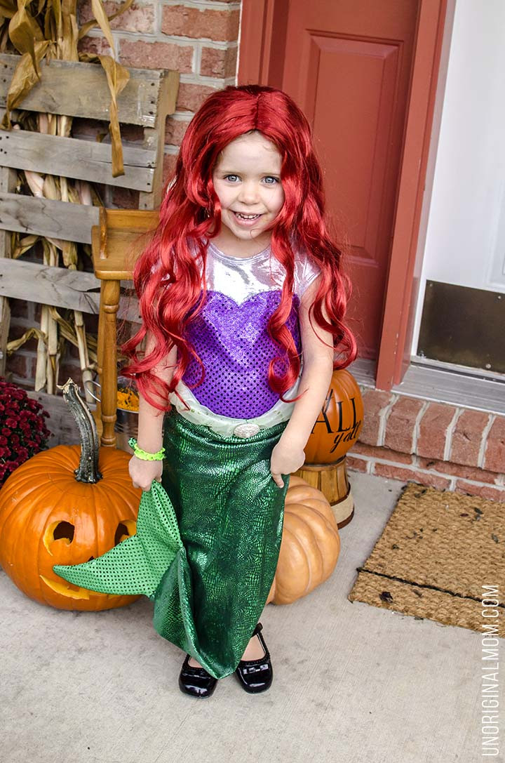 DIY Mermaid Costume Toddler
 DIY Little Mermaid and Flounder Costumes unOriginal Mom