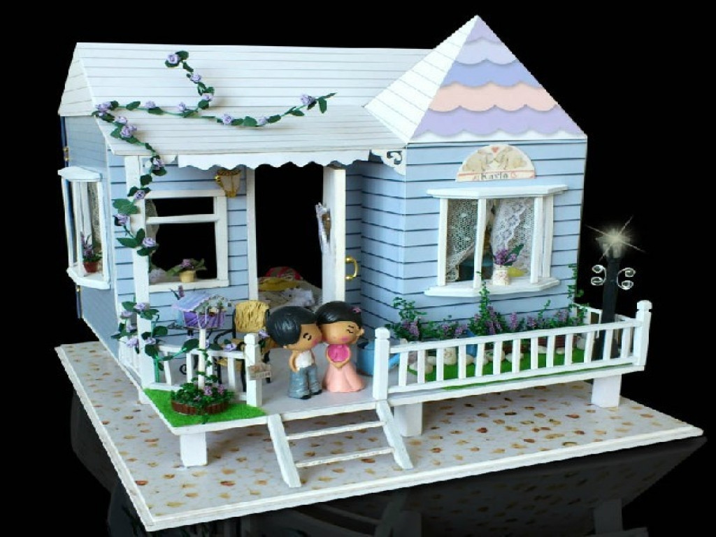 DIY Miniature Dollhouse Kit
 Dollhouse Miniature Kit Beach House Dollhouse Miniature