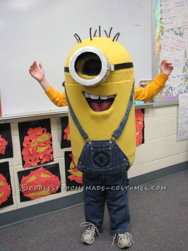 DIY Minion Costume Without Overalls
 Coolest Homemade Despicable Me Minion Costume