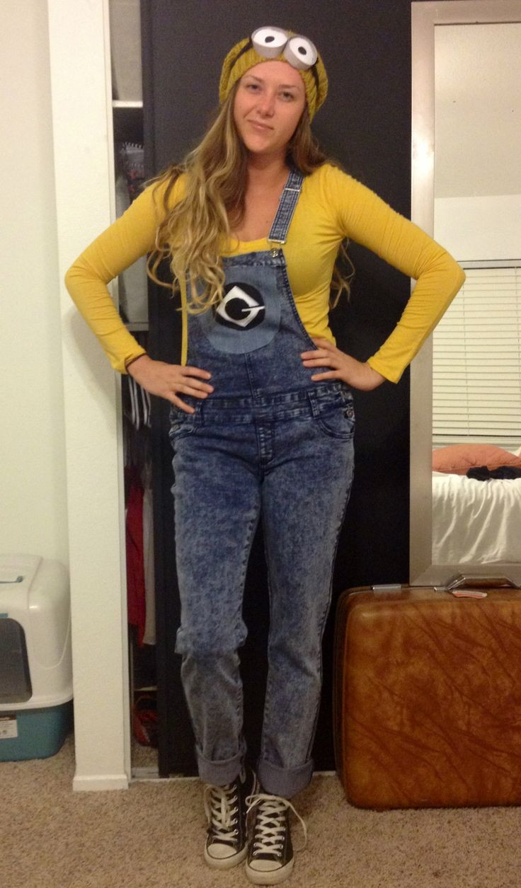 DIY Minion Costume Without Overalls
 DIY Minion Halloween costume Overalls 30$ shirt 4