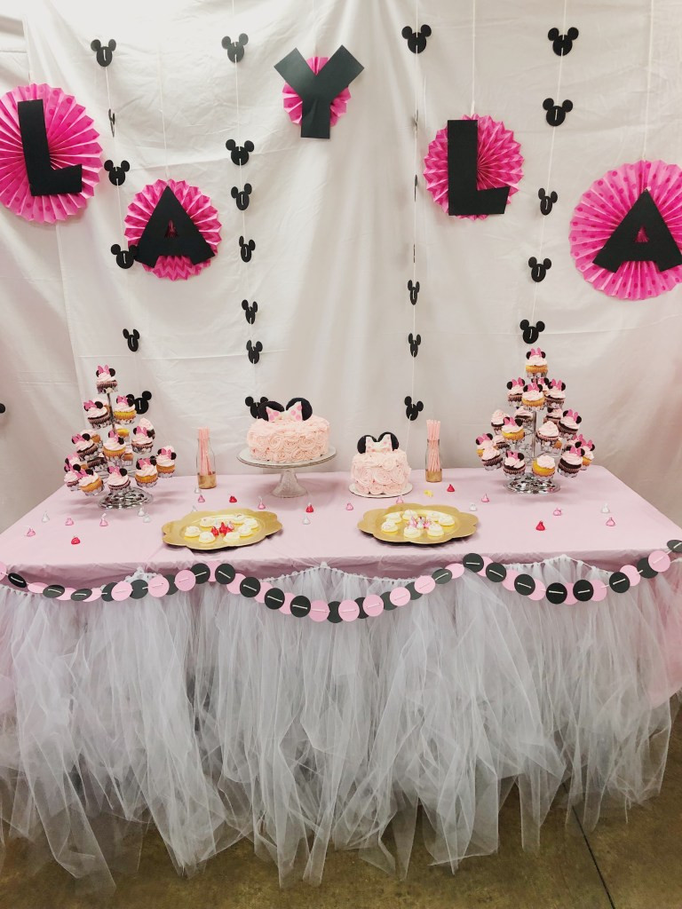 DIY Minnie Mouse Party Decorations
 DIY 1st Birthday Minnie Mouse Party Parties by Tanea