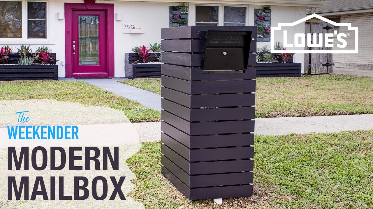 DIY Modern Mailbox
 DIY Custom Mailbox
