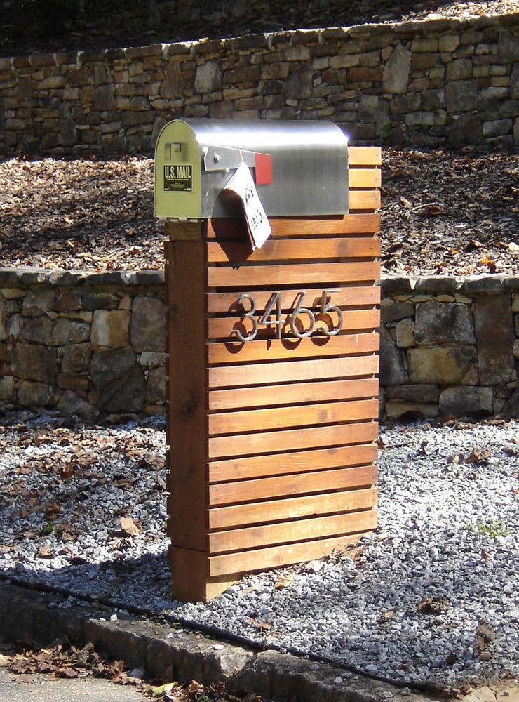 DIY Modern Mailbox
 Mailbox Inspiration